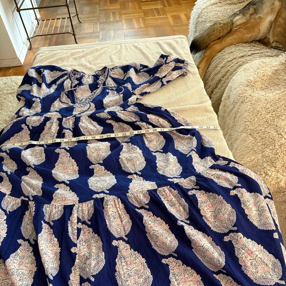 Matta NY beautiful Katia Dal tiered midi dress with great pockets - Picture 12 of 16